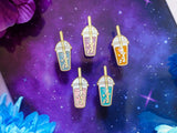 Spark’in Blue Boba Tea Pin | Orb'ies Boba Tea Spark’in Blue Boba Tea Pin | Orb'ies Boba Tea