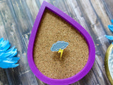 Storm Cloud with Glitter Lightning Bolt Pin Storm Cloud with Glitter Lightning Bolt Pin