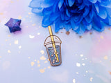 Lychee Stasis Boba Tea Pin | Orb'ies Boba Tea Lychee Stasis Boba Tea Pin | Orb'ies Boba Tea