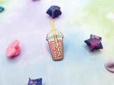 Strafe Neutral Boba Tea Pin | Orb'ies Boba Tea Strafe Neutral Boba Tea Pin | Orb'ies Boba Tea