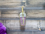 Taro’ing Void Boba Tea Pin | Orb'ies Boba Tea Taro’ing Void Boba Tea Pin | Orb'ies Boba Tea