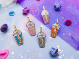 Solar Flare Boba Tea Pin | Orb'ies Boba Tea Solar Flare Boba Tea Pin | Orb'ies Boba Tea