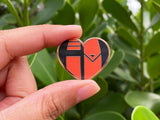 A Hunter's Heart Enamel Pin
