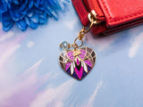 Saintly Heart Glitter Clip Charm Saintly Heart Glitter Clip Charm