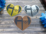 The Hunter's Heart Metallic Sticker The Hunter's Heart Metallic Sticker