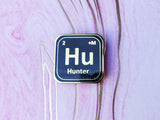 Periodic Table Hunter Base Class Pin
