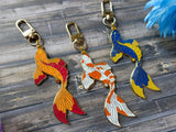 Solar Koi Enamel Keychain Solar Koi Enamel Keychain
