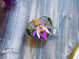 Saintly Heart Glitter Pin Saintly Heart Glitter Pin