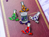 Limited Edition Spider's Lair Black Market Synth Potions 5 Pin Set Limited Edition Spider's Lair Black Market Synth Potions 5 Pin Set