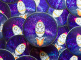 Rocket to Dreams Glitter Sticker | Cosmic Dreams Rocket to Dreams Glitter Sticker | Cosmic Dreams