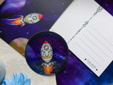 Rocket to Dreams Glitter Sticker | Cosmic Dreams Rocket to Dreams Glitter Sticker | Cosmic Dreams