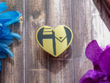 Gold Gambler Hunter's Heart Pin Gold Gambler Hunter's Heart Pin