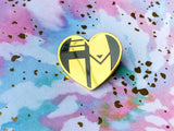 Gold Gambler Hunter's Heart Pin Gold Gambler Hunter's Heart Pin