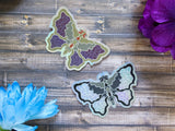 Moth Messengers Holographic Stickers (2 designs) Moth Messengers Holographic Stickers (2 designs)