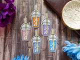 Orb'ies Boba Tea Clear Sticker (5 designs) Orb'ies Boba Tea Clear Sticker (5 designs)