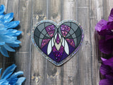 Saintly Heart Glitter Sticker Saintly Heart Glitter Sticker