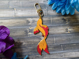 Solar Koi Enamel Keychain Solar Koi Enamel Keychain