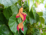 Solar Koi Enamel Keychain Solar Koi Enamel Keychain