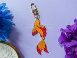 Solar Koi Enamel Keychain Solar Koi Enamel Keychain