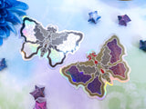 Moth Messengers Holographic Stickers (2 designs) Moth Messengers Holographic Stickers (2 designs)