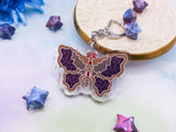 Misfortune Moth Acrylic Keychain | Moth Messengers Misfortune Moth Acrylic Keychain | Moth Messengers