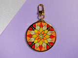 Solar Flare Enamel Keychain | Cosmic Dreams Solar Flare Enamel Keychain | Cosmic Dreams