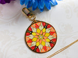 Solar Flare Enamel Keychain | Cosmic Dreams Solar Flare Enamel Keychain | Cosmic Dreams