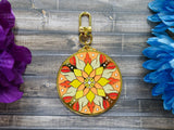 Solar Flare Enamel Keychain | Cosmic Dreams Solar Flare Enamel Keychain | Cosmic Dreams