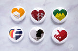 [Clearance] Limited Edition Have a Heart For Button 6 pack