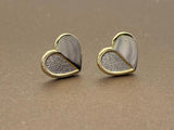 Heart Palette Enamel Stud Earrings (Seconds)