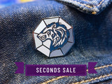 [Seconds] The Elements Metal Lion Talisman Pin
