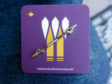 [Retiring] The Queen's Starlight Staff Pin