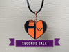 [Seconds] A Hunter's Heart Enamel Pendant Necklace