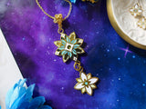 Star's Light Enamel Pendant Necklace | Cosmic Dreams