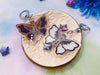 Misfortune Moth Acrylic Keychain | Moth Messengers